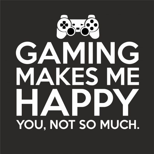 GAMING MAKES ME HAPPY THUMBNAIL