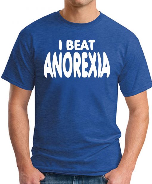 I BEAT ANOREXIA ROYAL BLUE