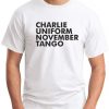 CHARLIE UNIFORM NOVEMBER TANGO WHITE