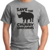 SAVE THE CHUBBY UNICORNS GREY