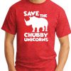 SAVE THE CHUBBY UNICORNS RED