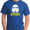 SUPPORT OUR TROOPS ROYAL BLUE