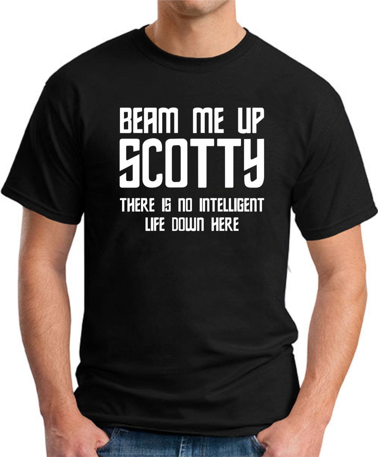 BEAM ME UP SCOTTY TSHIRT GeekyTees