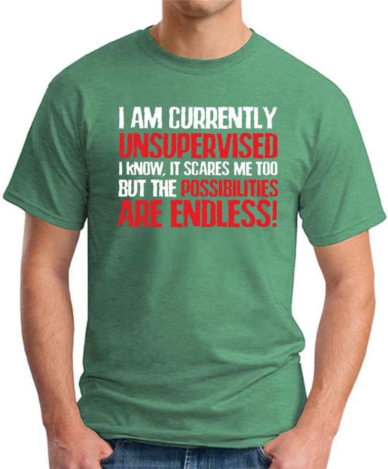 I AM CURRENTLY UNSUPERVISED T-SHIRT - GeekyTees