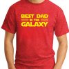 BEST DAD IN THE GALAXY red