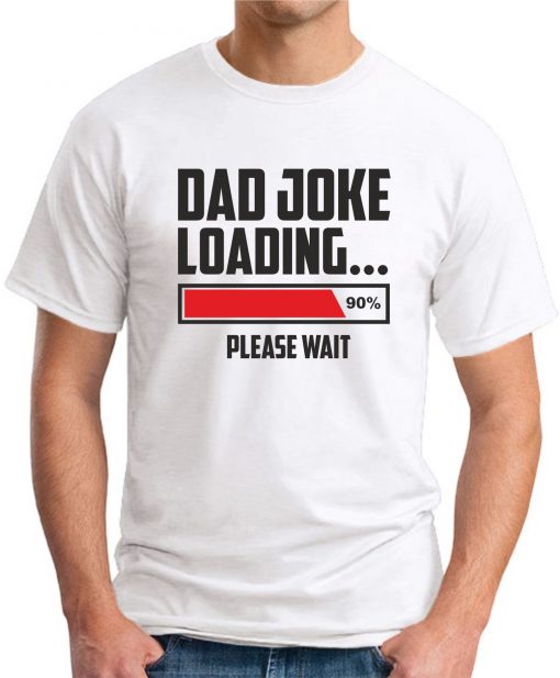 DAD JOKE LOADING WHITE