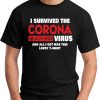 I SURVIVED THE CORONA VIRUS black