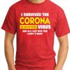 I SURVIVED THE CORONA VIRUS red