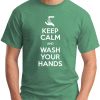 KEEP CALM AND WASH YOUR HANDS GREEN