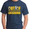 OUT OF LOCKDOWN navy
