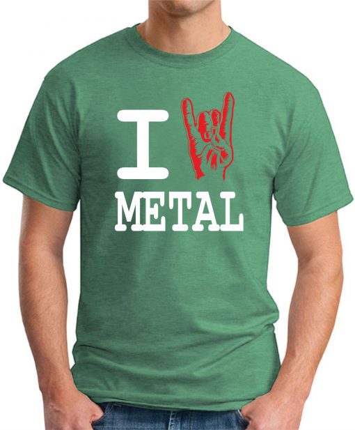 I HEART METAL green