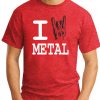 I HEART METAL red