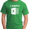 I SIMPLY EXCEL green