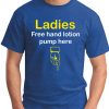 LADIES FREE HAND LOTION royal blue