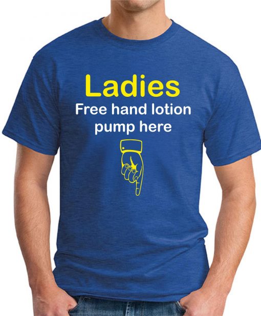 LADIES FREE HAND LOTION royal blue