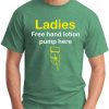 LADIES FREE HAND LOTION green