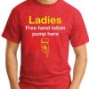 LADIES FREE HAND LOTION red