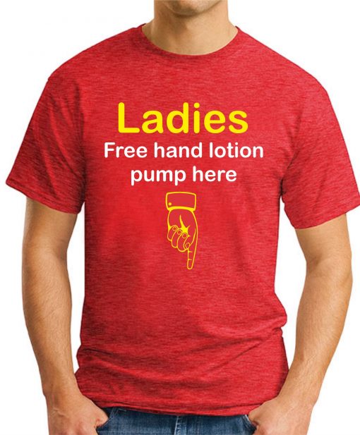 LADIES FREE HAND LOTION red