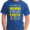 MY PASSWORD IS THE LAST 8 DIGITS OF PI royal blue