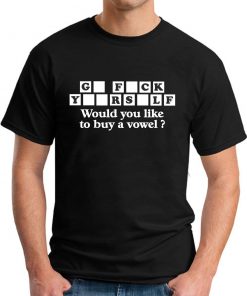 WOULD YOU LIKE TO BUY A VOWEL? black