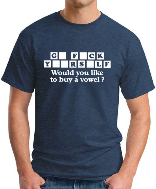 WOULD YOU LIKE TO BUY A VOWEL? navy