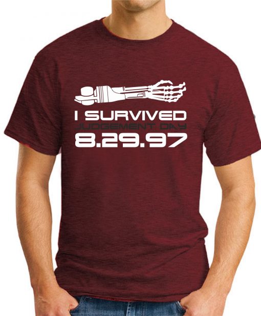 I SURVIVED JUDGEMENT DAY maroon