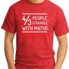4 OUT OF 3 PEOPLE STRUGGLE WITH MATHS red
