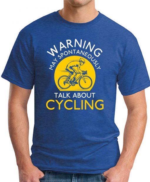 MAY SPONTANEOUSLY TALK ABOUT CYCLING royal blue