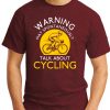 MAY SPONTANEOUSLY TALK ABOUT CYCLING maroon