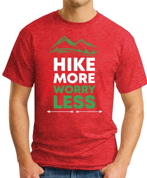 Hike More Worry Less red