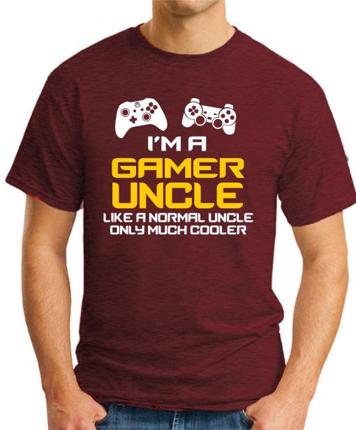 I'M A GAMER UNCLE maroon