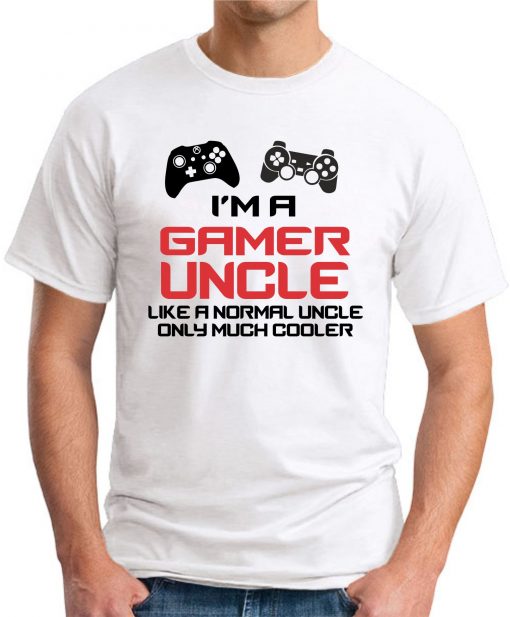 I'M A GAMER UNCLE white