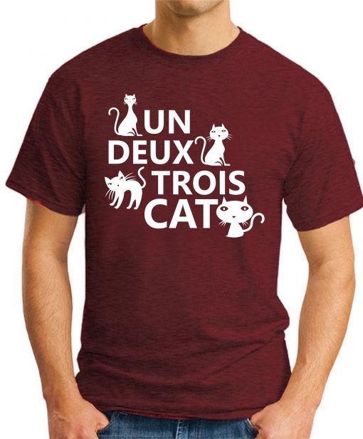 UN DEUX TROIS CAT maroon