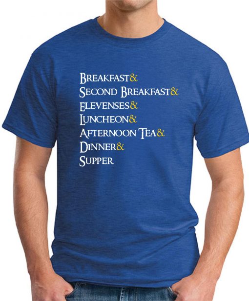 BREAKFAST AND SECOND BREAKFAST royal blue