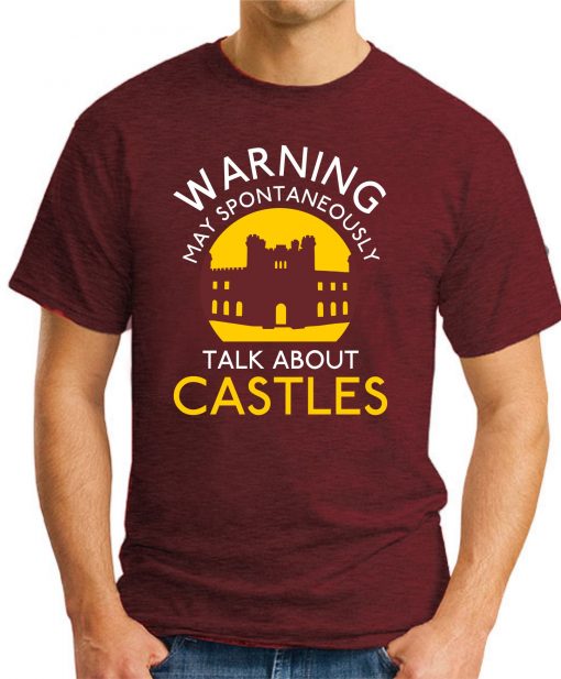 MAY SPONTANEOUSLY TALK ABOUT CASTLES maroon