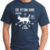 CAT PETTING GUIDE navy