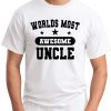 WORLDS MOST AWESOME UNCLE white
