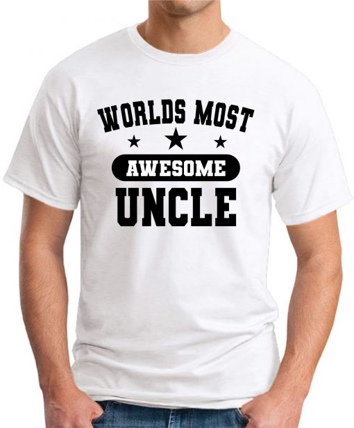 WORLDS MOST AWESOME UNCLE white