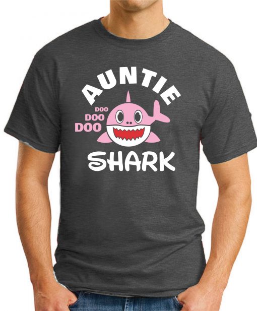 AUNTIE SHARK dark heather