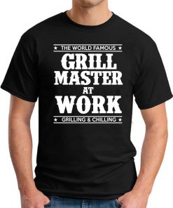 GRILL MASTER AT WORK black