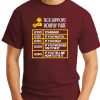 TECH SUPPORT HOURLY RATE maroon