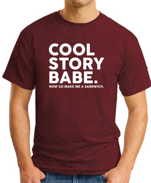 COOL STORY BABE maroon