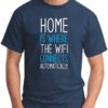 Home is where the WIFI connects Automatically navy
