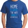 Home is where the WIFI connects Automatically royal blue